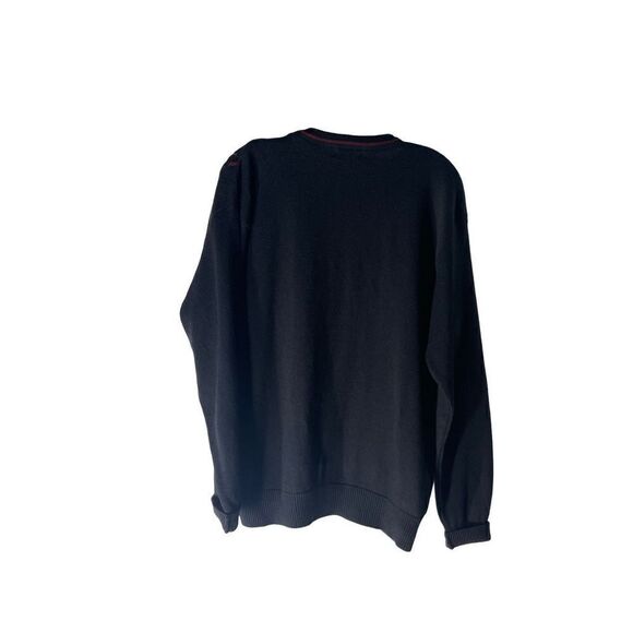 Cooper Wool Blend Geometric Pattern Pullover Crewneck Sweater Men’s Medium - Picture 5 of 5